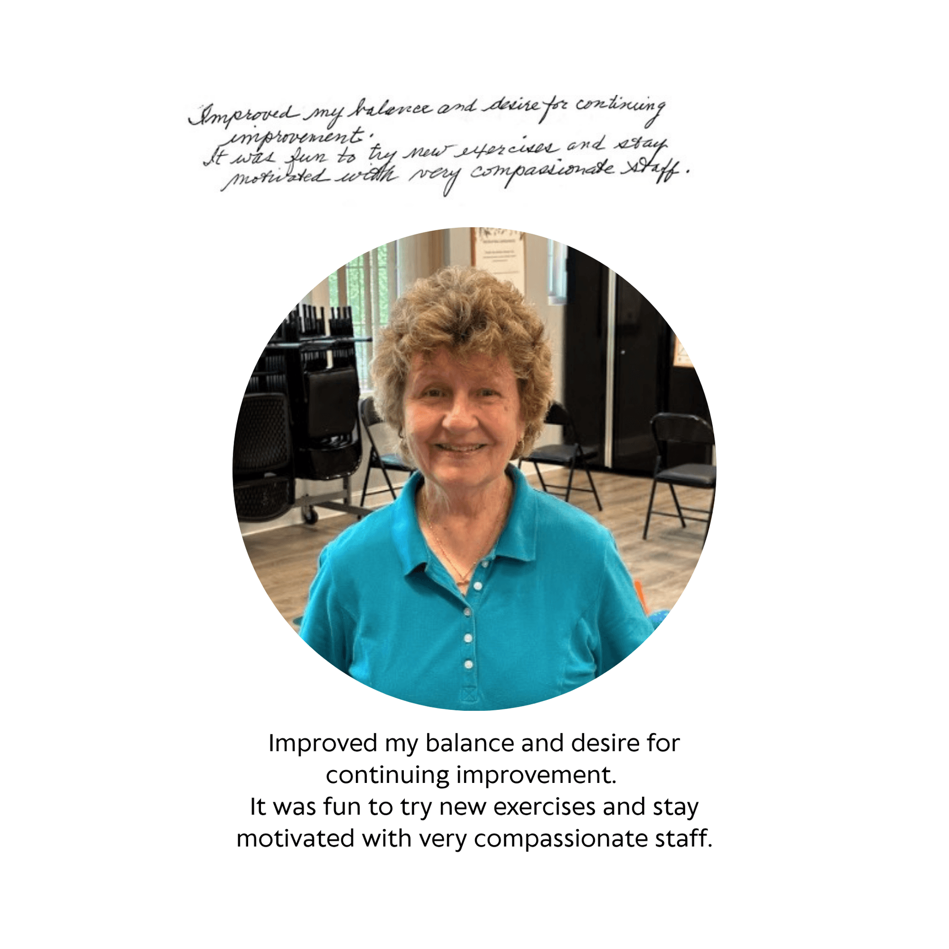 Client testimonial for Moxie Mobility Training