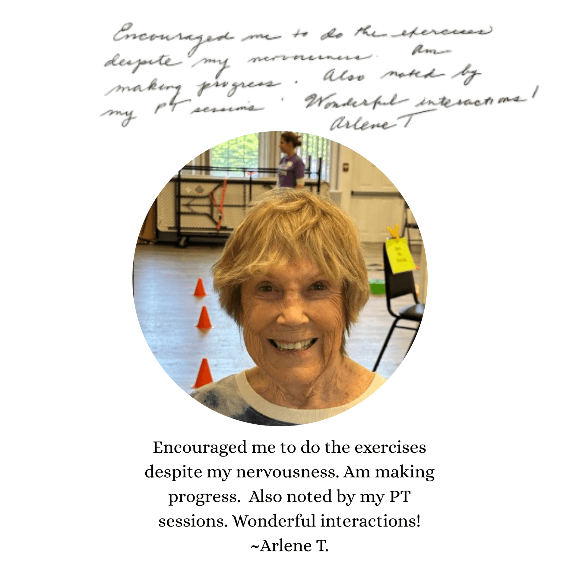 Client testimonial for Moxie Mobility Training